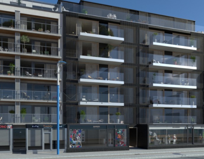 Appartement moderne de construction récente avec 3 chambres dans le centre de Koksijde-Bad.